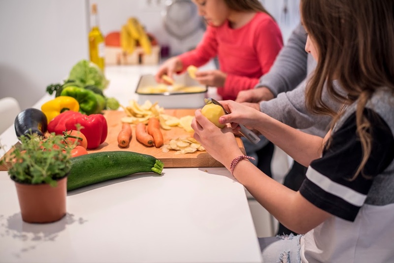 Eleves cuisine ecole
