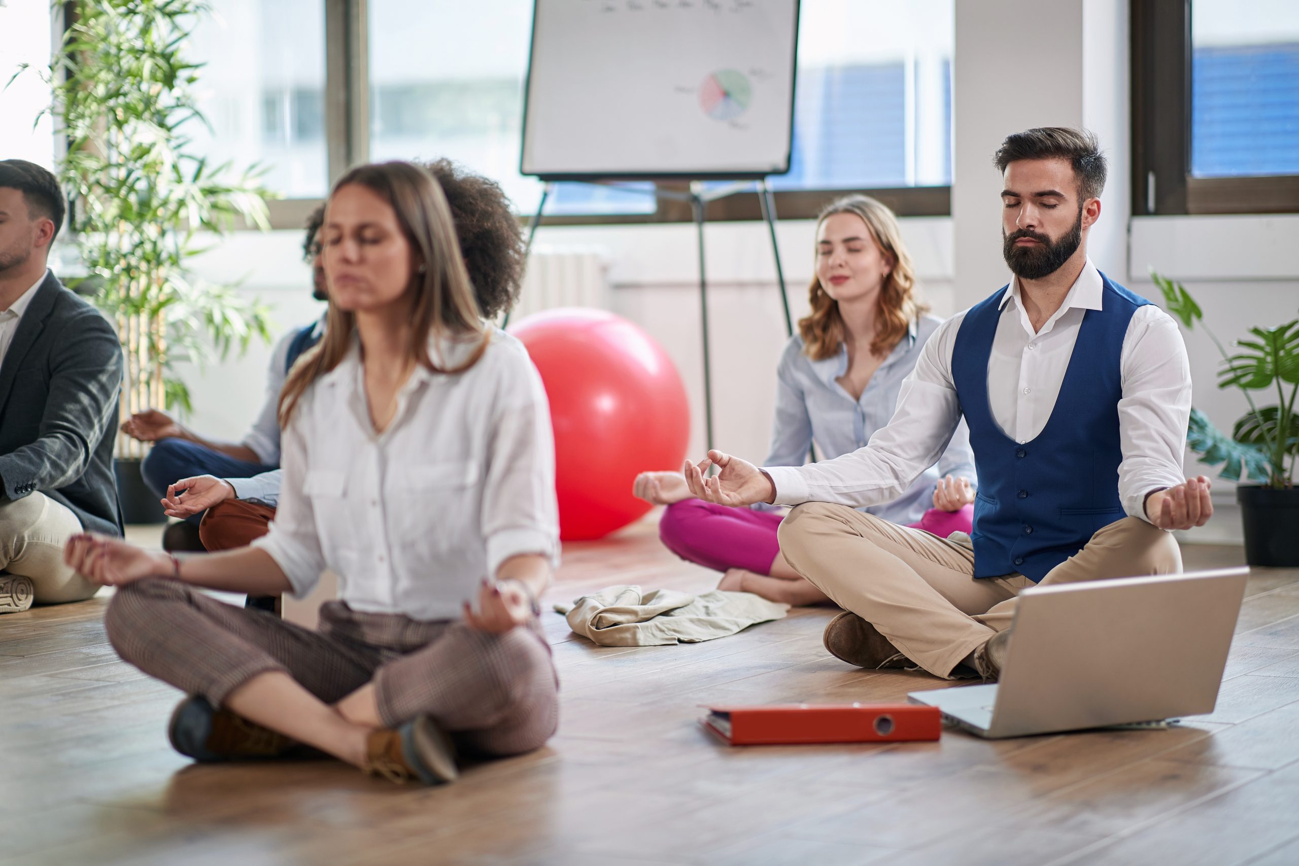 yoga milieu de travail