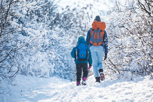 Marche et randonnee en hiver